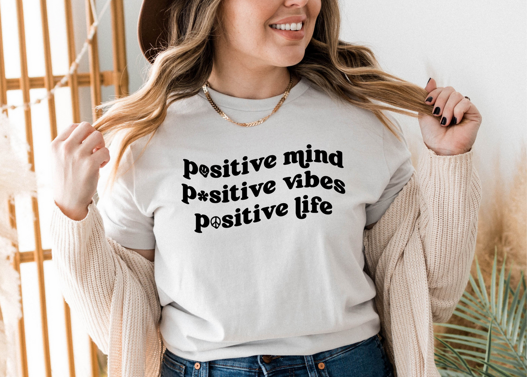 Positive Mind, Vibes, Life SVG/PNG