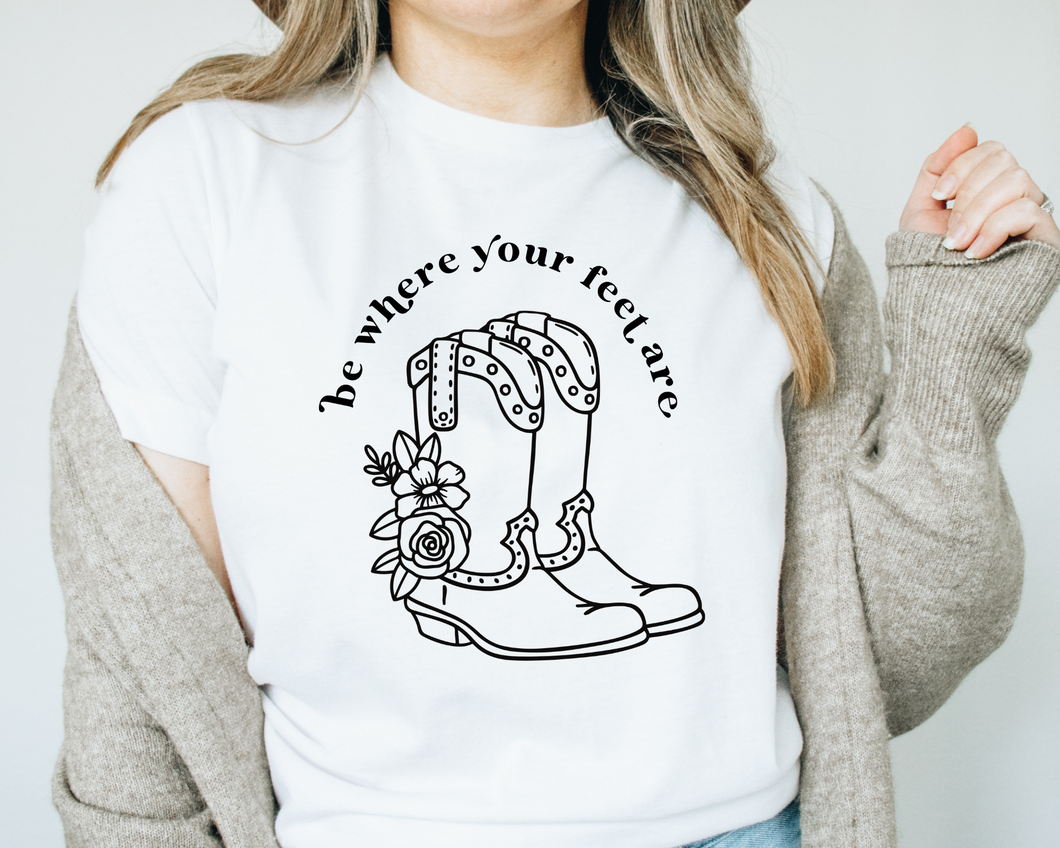 Be Where Your Feet Are SVG/PNG