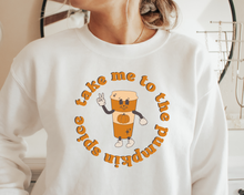 Load image into Gallery viewer, Take Me To The Pumpkin Spice Mascot SVG/PNG
