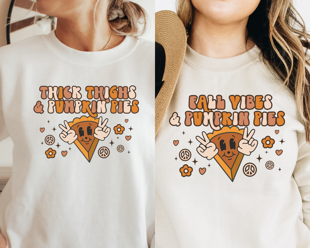 Retro Pumpkin Pies Bundle SVG/PNG