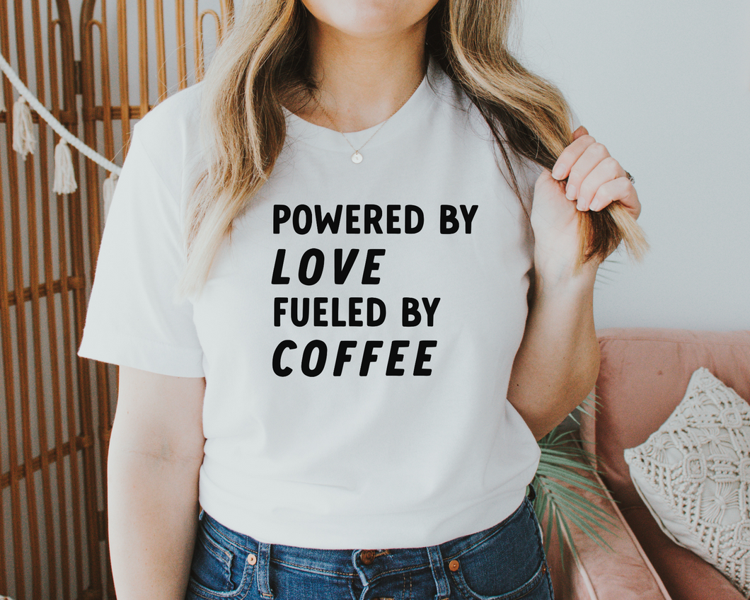 Powered By Love Fueled By Coffee SVG/PNG