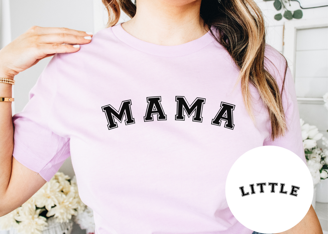 MAMA/LITTLE Varsity Inspired PNG/SVG