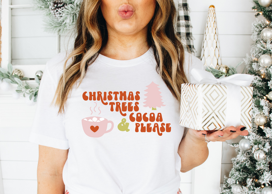Christmas Trees & Cocoa Please SVG/PNG