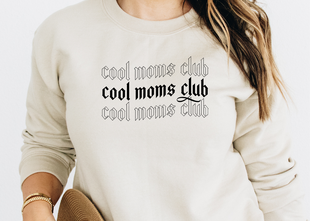 Cool Moms Club x3 SVG/PNG