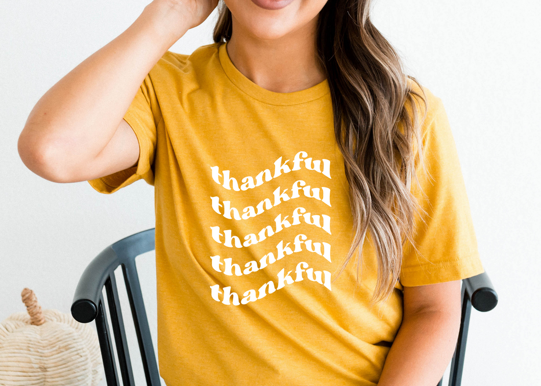 Thankful Wavy SVG/PNG