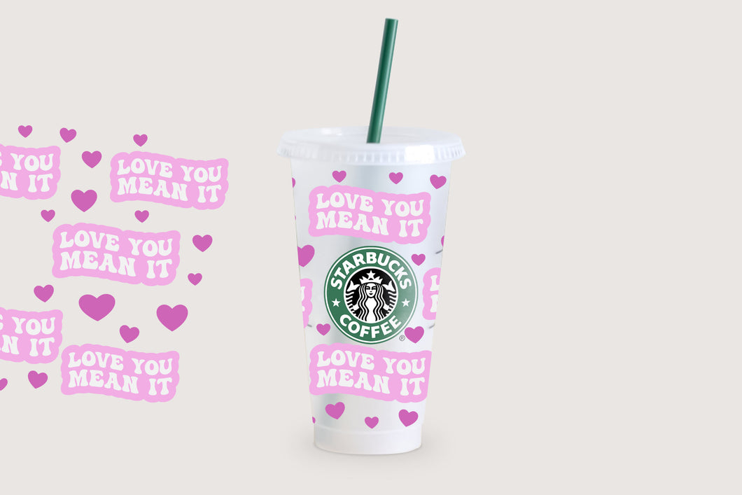 Love You Mean It Cold Cup Wrap