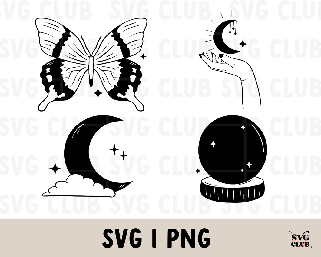 Mythical SVG/PNG Bundle