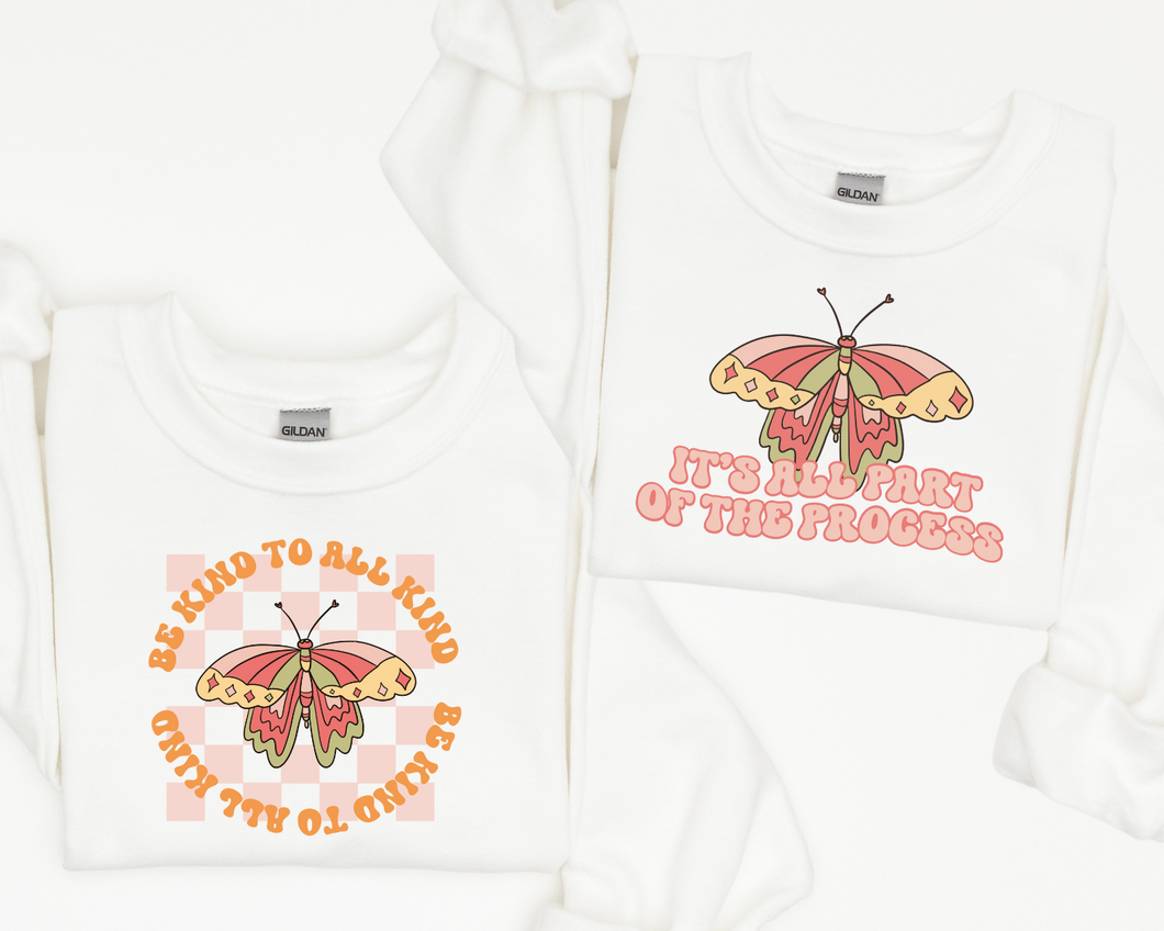 Be Kind/Part Of The Process Butterfly SVG/PNG