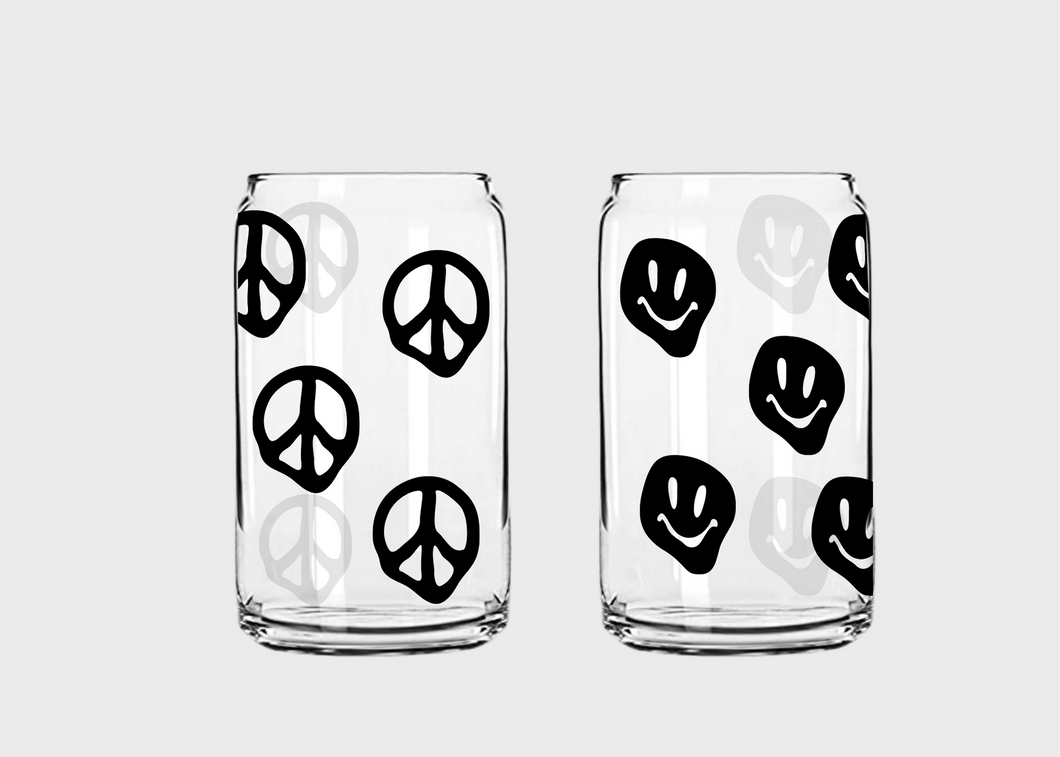 Melting Smiley/Peace Sign SVG/PNG